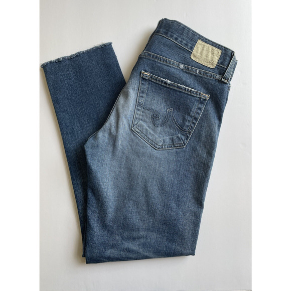 AG Adriano Goldschmied The‎ Ex-Boyfriend Slouchy Slim Denim Jeans Women Size 26R - Picture 1 of 13